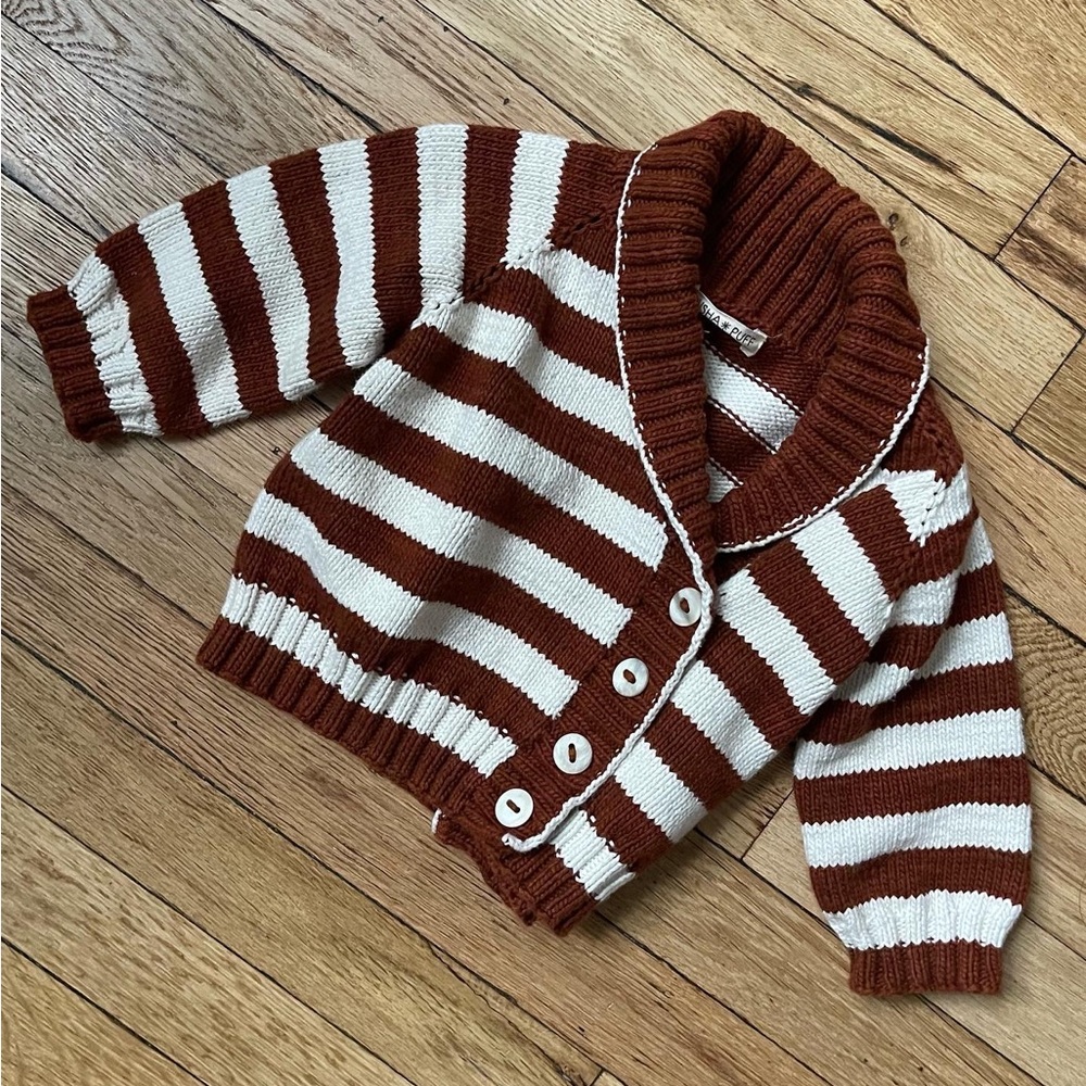 Misha and Puff saltwater cardigan. 12-18m.